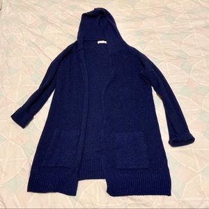 Hooded cardigan